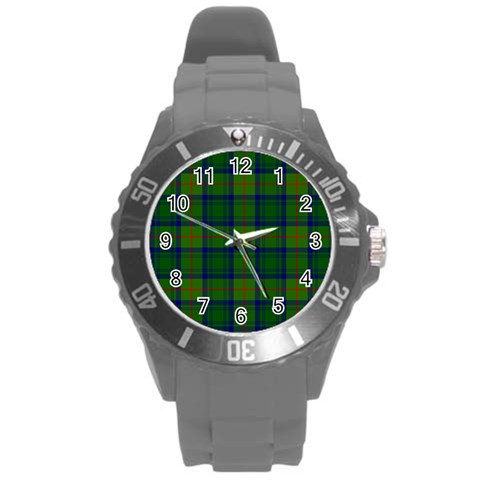 Cranstoun Tartan Round Plastic Sport Watch (L) from ArtsNow.com Front