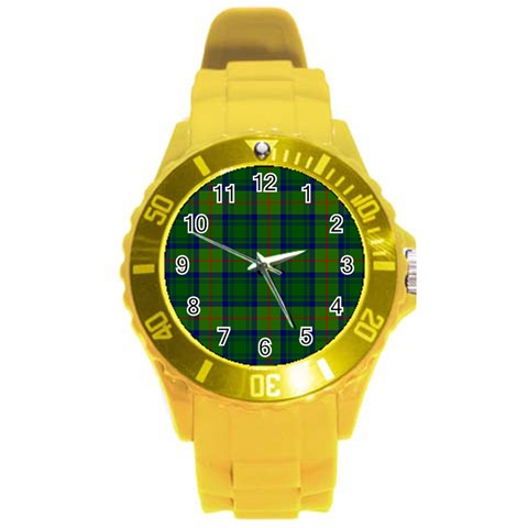 Cranstoun Tartan Round Plastic Sport Watch (L) from ArtsNow.com Front