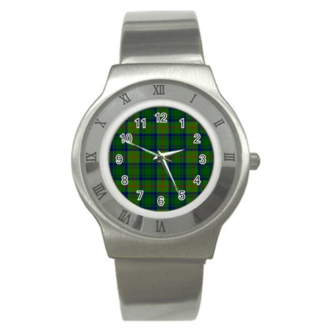 Cranstoun Tartan Stainless Steel Watch from ArtsNow.com Front