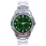 Cranstoun Tartan Stainless Steel Analogue Watch