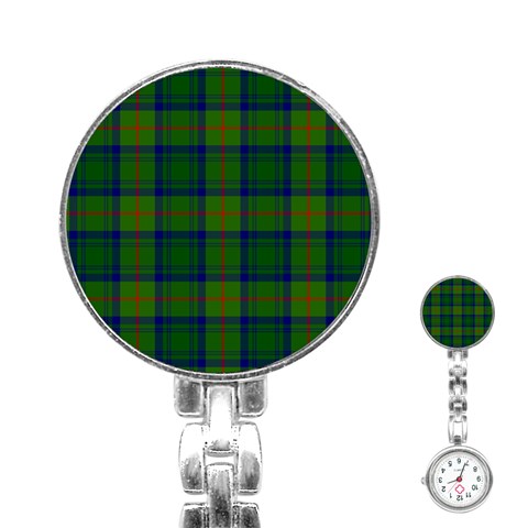 Cranstoun Tartan Stainless Steel Nurses Watch from ArtsNow.com Front