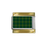Cranstoun Tartan Gold Trim Italian Charm (9mm)