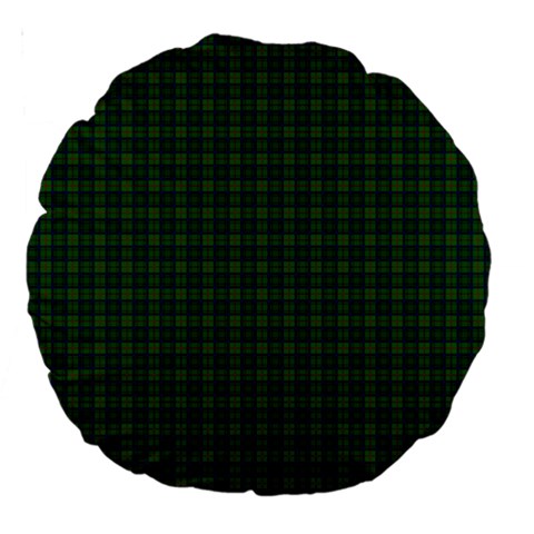 Cranstoun Tartan Large 18  Premium Round Cushion from ArtsNow.com Back