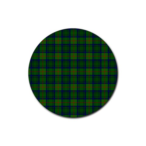Cranstoun Tartan Rubber Coaster (Round) from ArtsNow.com Front