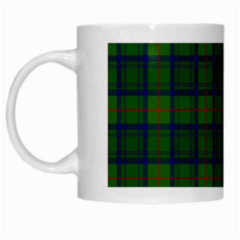 Cranstoun Tartan White Mug from ArtsNow.com Left