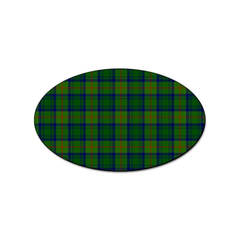 Cranstoun Tartan Sticker Oval (10 pack) from ArtsNow.com Front