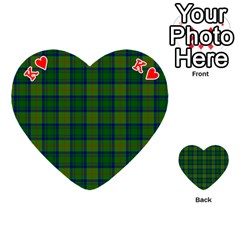King Cranstoun Tartan Playing Cards 54 (Heart) from ArtsNow.com Front - HeartK