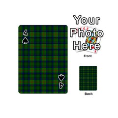 Cranstoun Tartan Playing Cards 54 (Mini) from ArtsNow.com Front - Spade4