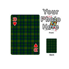 Cranstoun Tartan Playing Cards 54 (Mini) from ArtsNow.com Front - Heart10