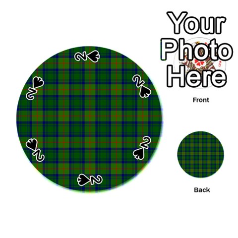 Cranstoun Tartan Playing Cards 54 (Round) from ArtsNow.com Front - Spade2