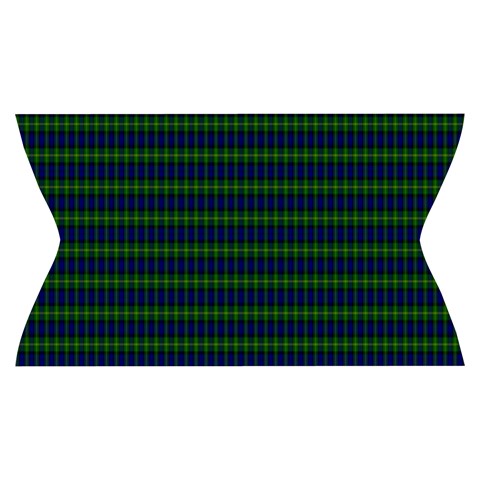 Gordon Tartan Yoga Cropped Leggings from ArtsNow.com Waistband Front