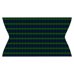 Gordon Tartan Yoga Cropped Leggings from ArtsNow.com Waistband Front