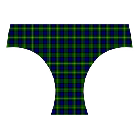 Gordon Tartan Women s Halter One Piece Swimsuit from ArtsNow.com Front Bottom