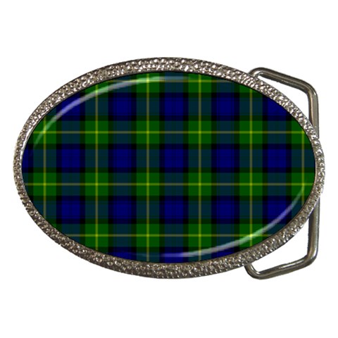 Gordon Tartan Belt Buckle from ArtsNow.com Front