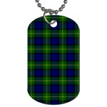 Gordon Tartan Dog Tag (Two Sides)