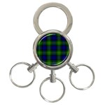 Gordon Tartan 3-Ring Key Chain