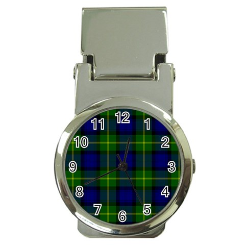 Gordon Tartan Money Clip Watch from ArtsNow.com Front