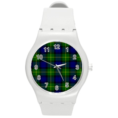 Gordon Tartan Round Plastic Sport Watch (M) from ArtsNow.com Front
