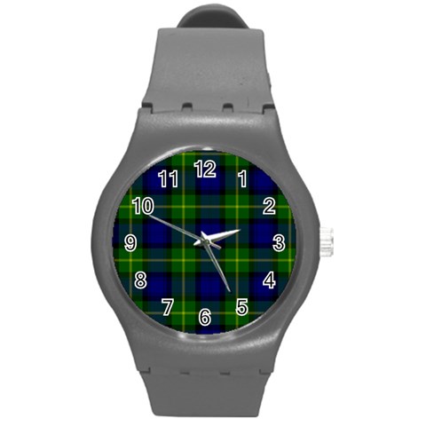 Gordon Tartan Round Plastic Sport Watch (M) from ArtsNow.com Front