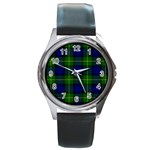 Gordon Tartan Round Metal Watch