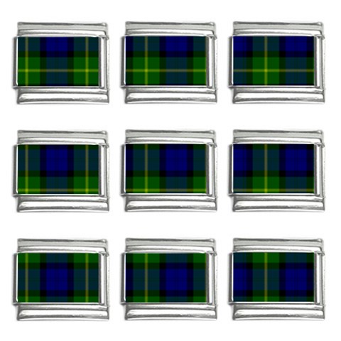 Gordon Tartan 9mm Italian Charm (9 pack) from ArtsNow.com Front