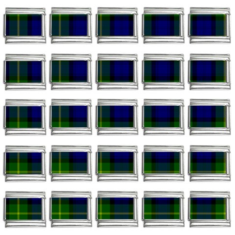 Gordon Tartan 9mm Italian Charm (25 pack) from ArtsNow.com Front