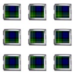 Gordon Tartan Mega Link Italian Charm (9 pack)