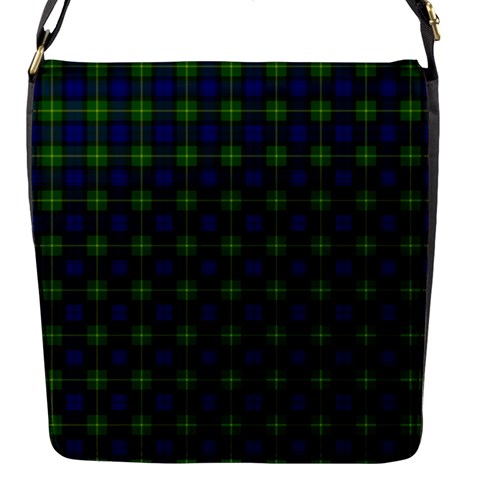 Gordon Tartan Flap Closure Messenger Bag (S) from ArtsNow.com Front