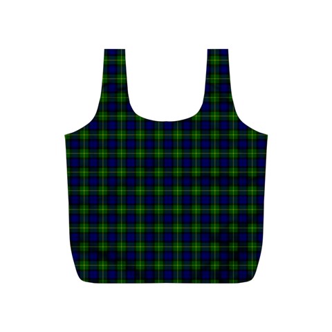 Gordon Tartan Full Print Recycle Bag (S) from ArtsNow.com Back
