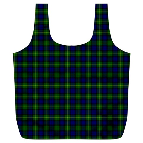 Gordon Tartan Full Print Recycle Bag (XL) from ArtsNow.com Front