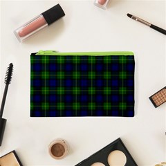 Gordon Tartan Canvas Cosmetic Bag (XS) from ArtsNow.com Front