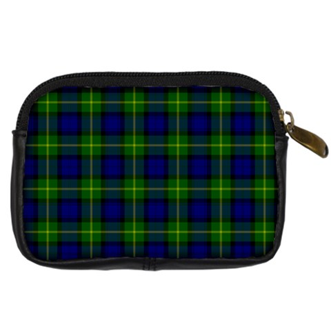 Gordon Tartan Digital Camera Leather Case from ArtsNow.com Back