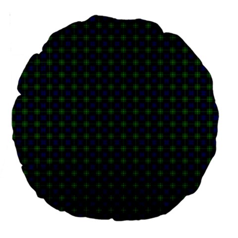 Gordon Tartan Large 18  Premium Round Cushion from ArtsNow.com Back