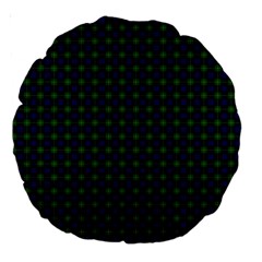Gordon Tartan Large 18  Premium Round Cushion from ArtsNow.com Back