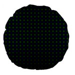 Gordon Tartan Large 18  Premium Flano Round Cushion