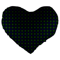 Gordon Tartan Large 19  Premium Heart Shape Cushion from ArtsNow.com Front