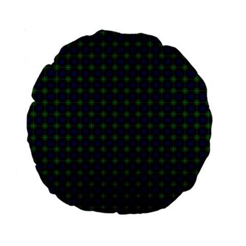 Gordon Tartan Standard 15  Premium Round Cushion from ArtsNow.com Front