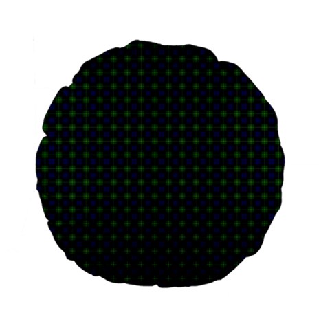 Gordon Tartan Standard 15  Premium Flano Round Cushion from ArtsNow.com Front