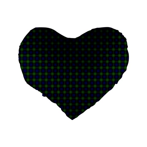 Gordon Tartan Standard 16  Premium Flano Heart Shape Cushion from ArtsNow.com Back