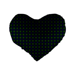 Gordon Tartan Standard 16  Premium Flano Heart Shape Cushion from ArtsNow.com Back