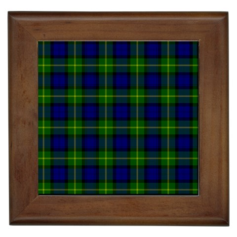 Gordon Tartan Framed Tile from ArtsNow.com Front