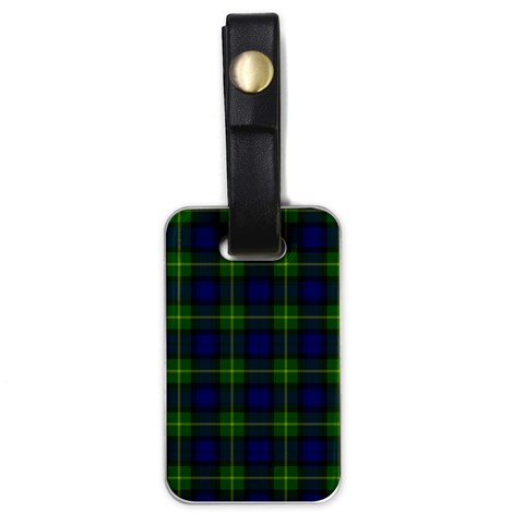 Gordon Tartan Luggage Tag (One Side) from ArtsNow.com Front