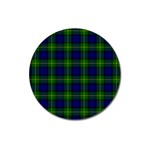 Gordon Tartan Magnet 3  (Round)