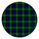 Gordon Tartan Magnet 5  (Round)