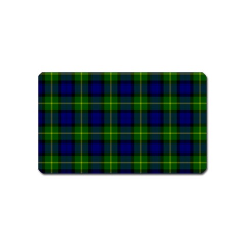 Gordon Tartan Magnet (Name Card) from ArtsNow.com Front