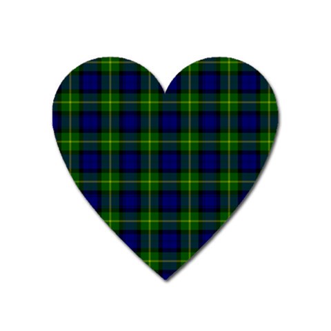 Gordon Tartan Magnet (Heart) from ArtsNow.com Front