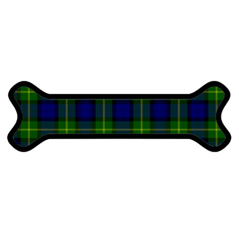 Gordon Tartan Magnet (Dog Bone) from ArtsNow.com Front