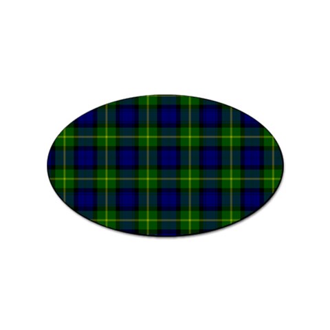 Gordon Tartan Sticker (Oval) from ArtsNow.com Front
