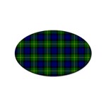 Gordon Tartan Sticker Oval (10 pack)