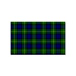 Gordon Tartan Sticker Rectangular (10 pack)